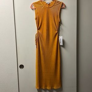 Mimi Chica Golden Juniors  Golden Yellow Dress